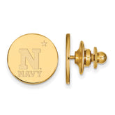 14k Gold LogoArt US Naval Academy Lapel Pin