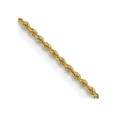 14K 24 inch 2mm Regular Rope with Lobster Clasp Chain