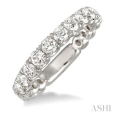 1 1/5 ctw Diamond Matching Wedding Band in 14K White Gold