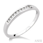 1/10 ctw Round Cut Diamond Band in 10K White Gold
