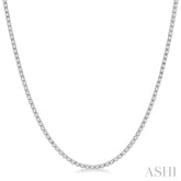 3.00 ctw Round Cut Diamond Tennis Necklace in 14K White Gold