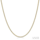 3.00 ctw Round Cut Diamond Tennis Necklace in 14K Yellow Gold
