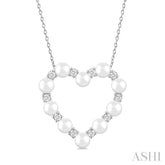 4MMRDWP .30CTRDDM HEART PD WG 14K-G+CH*