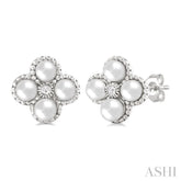 3MM WP .02CTRDDM CLOVER ER WG 10K-G*