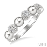 .05CTRDDM BOLD ROUND BEAD RG SL-S*