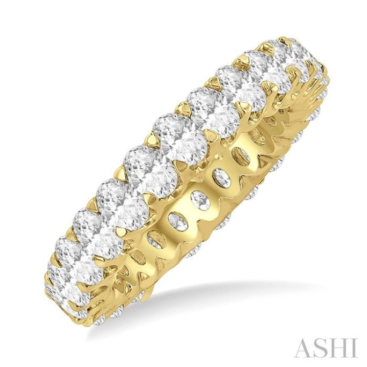 3.00CTOVDM ETERNITY BAND YG 14K-G*