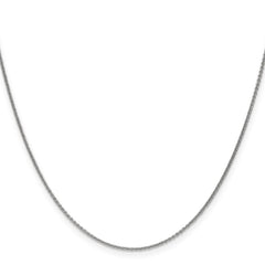 10k WG 1mm Round Open Link Cable Chain