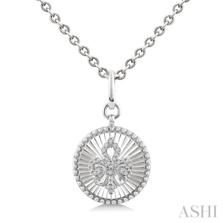 .10CTRDDM FLEUR-DE-LIS MED PD SL-S+CH*