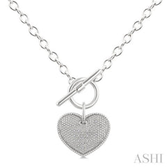 .10CTRDDM HEART TOGGLE NK SL-S*