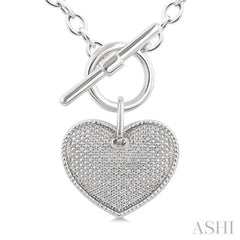 .10CTRDDM HEART TOGGLE NK SL-S*