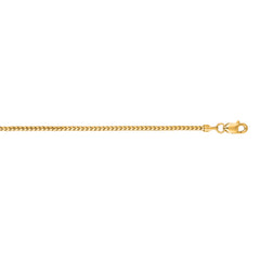 14K Yellow Gold 1.3mm Ice 16 Chain with Lobster Lock