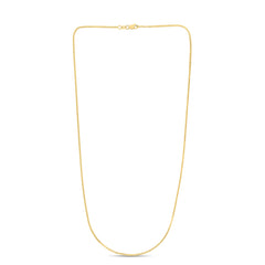 14K Yellow Gold 1.1mm Milano 20 Chain with Lobster Lock