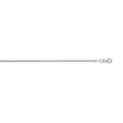 14K White Gold 1.3mm Ice 20 Chain with Lobster Lock