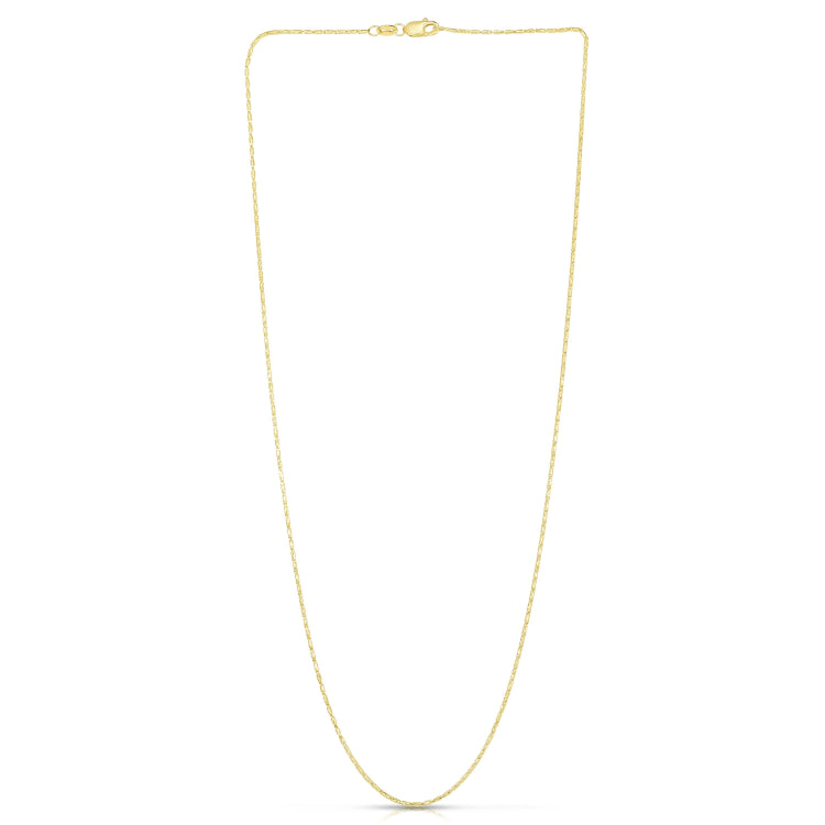 14K Yellow Gold 0.9mm Lumina 18 Chain with Lobster Lock