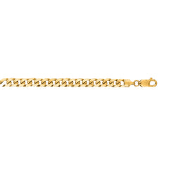 14K Yellow Gold 6mm Miami Cuban 24 Chain with Lobster Lock