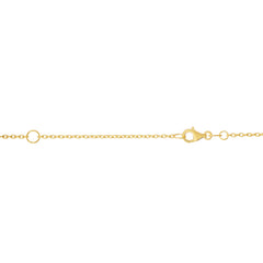 14K Yellow Gold 1.2mm Extendable Cable 18 Chain (Jump Ring at 16 inch) with Lobster Lock
