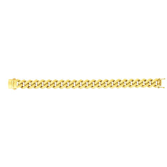 14K Yellow Gold 13.5mm Lite Miami Cuban 24 Chain Necklace