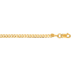 14K Yellow Gold 16 2.6mm Comfort Curb Chain