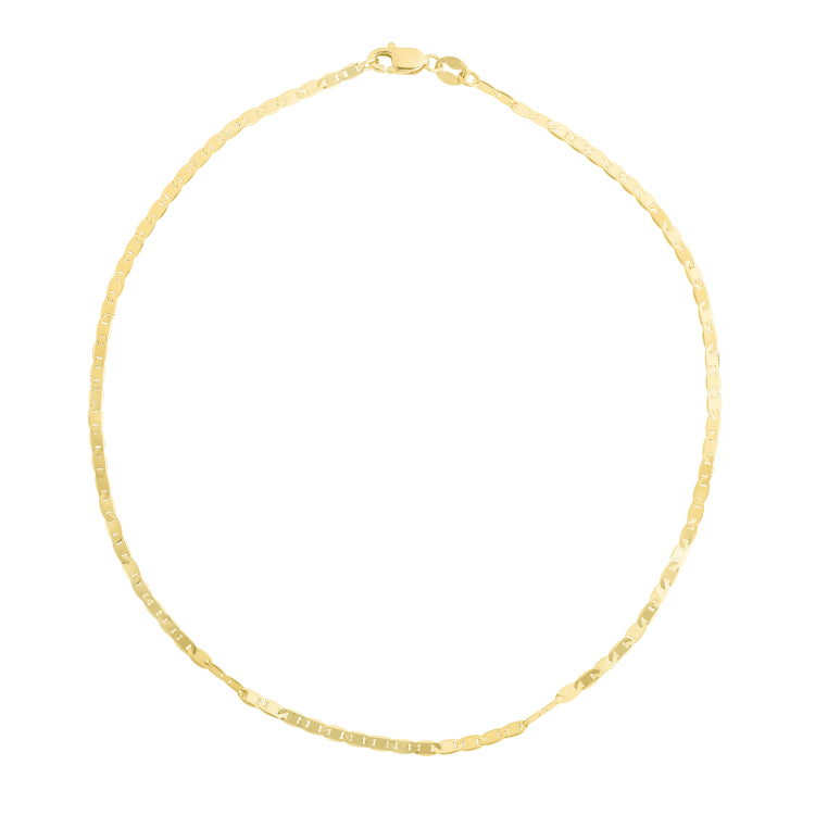 14K Yellow Gold 24 1.7mm Mariner Chain