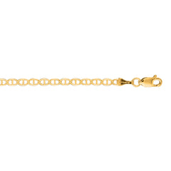 14K Yellow Gold 18 3.2mm Mariner Chain