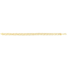 14K Yellow Gold 8 Charm Bracelet
