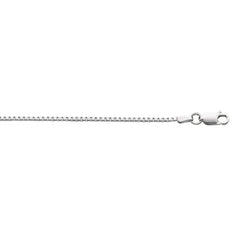 Sterling Silver 1.5mm Classic Box 16 Chain with Lobster Clasp