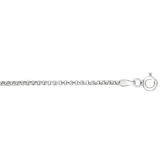 Sterling Silver 1.1mm Round Box 18 Chain with Lobster Clasp