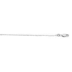 Sterling Silver 1.1mm Diamond Cut Cable 20 Chain with Lobster Clasp