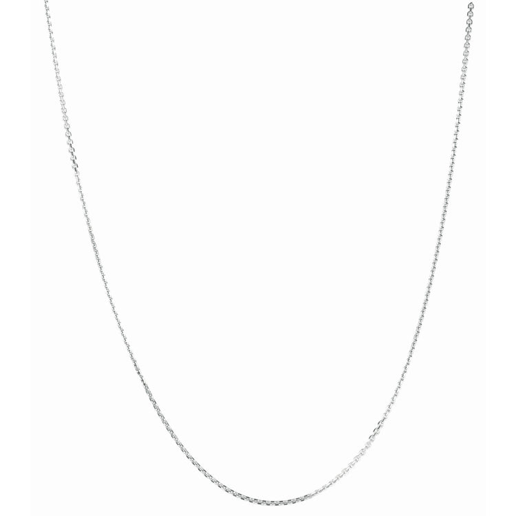 Sterling Silver 1.4mm Diamond Cut Cable 18 Chain with Lobster Clasp