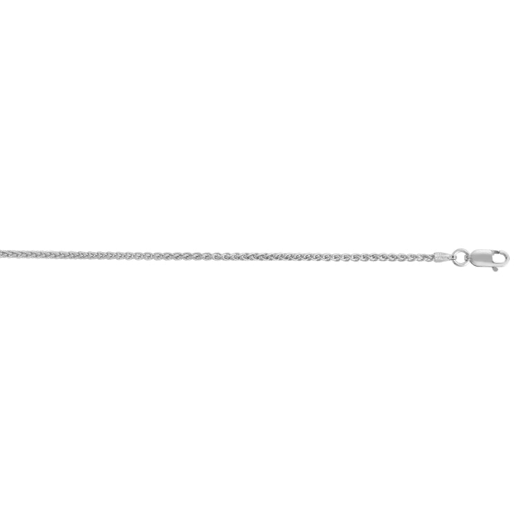 Sterling Silver 1.9mm Wheat 18 Chain with Lobster Clasp