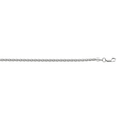 Sterling Silver 2.5mm Popcorn 18 Chain with Lobster Clasp