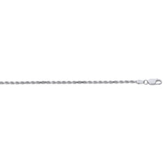 Sterling Silver 2.2mm Rope 16 Chain with Lobster Clasp