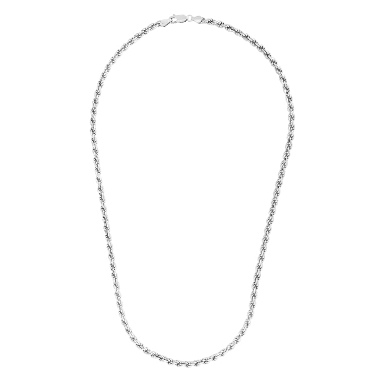 Sterling Silver 5mm Rope 20 Chain with Lobster Clasp