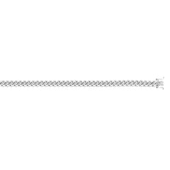 Sterling Silver 7mm Miami Cuban 22 Chain with Box Lock