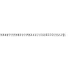 Sterling Silver 8.4mm Miami Cuban 24 Chain with Box Lock
