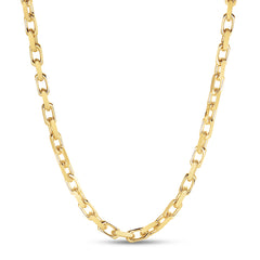 14K Yellow Gold 20 6.1mm French Cable Chain Necklace with Lobster Clasp