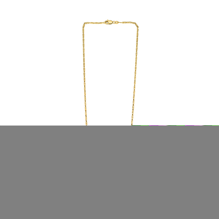 14K Yellow Gold 22 2.11mm Round Lumina Chain Necklace with Lobster Clasp