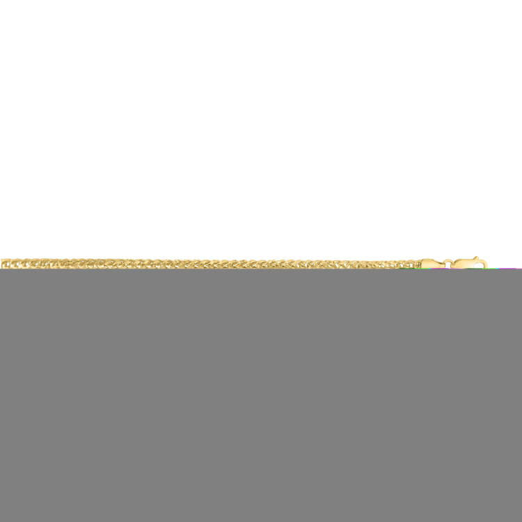 Silver (14k Yellow Gold Plated) 22 3.8mm Diamond Cut Lite Round Franco Chain Necklace with Lobster Clasp.