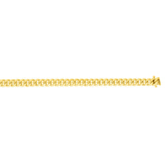 10K Yellow Gold 20 3.9mm Classic Miami Cuban Chain with Box Lock