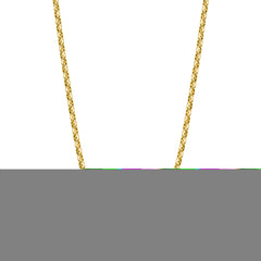 14K Yellow Gold 3mm Polished Lite Anchor 18 Chain with Lobster Clasp