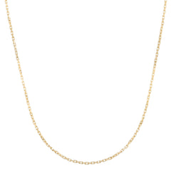 10K Yellow Gold 20 1.9mm French Cable Chain Necklace with Lobster Clasp