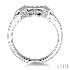 1/5 Ctw Diamond Matching Wedding Band in 14K White Gold