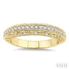 3/8 Ctw Diamond Matching Wedding Band in 14K Yellow Gold