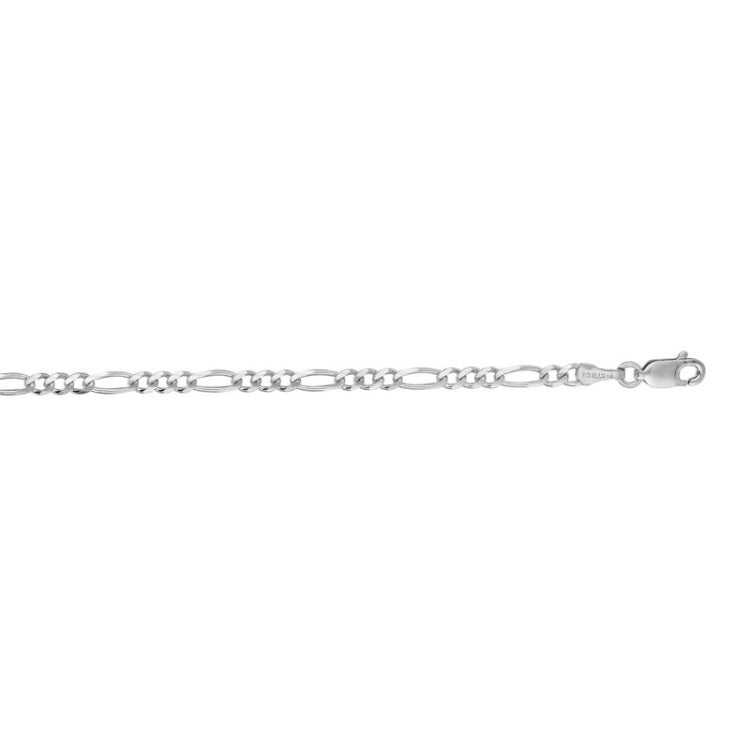 14K Gold 3mm Figaro Chain 