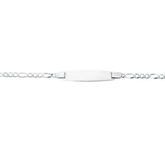 14K Gold Children's Figaro ID Bracelet