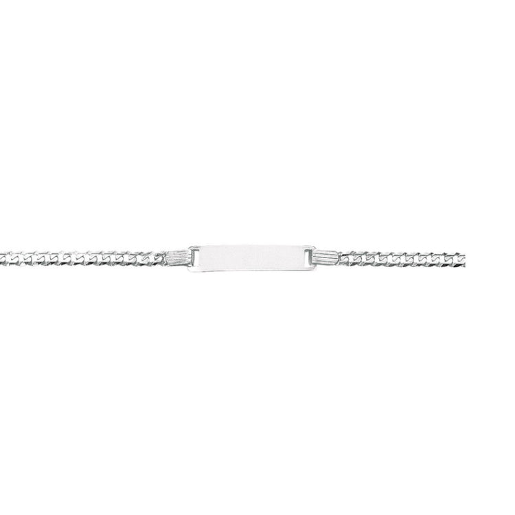 14K Gold Children's Curb ID Bracelet