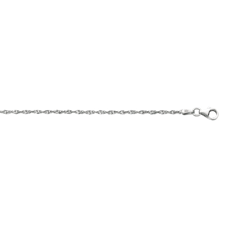 Silver 1.8mm Singapore Chain with Lobster Lock