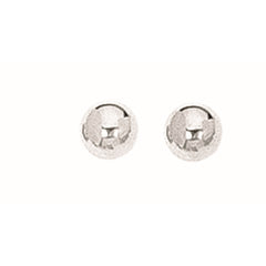 Sterling Silver Polished Earring with Push Back Clasp
