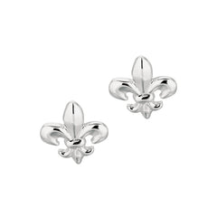 Sterling Silver Polished Earring with Push Back Clasp