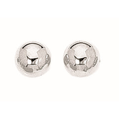 Sterling Silver Polished Earring with Push Back Clasp